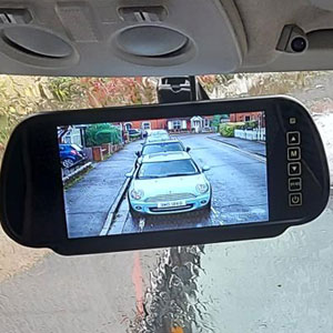 Motorhome reversing camera kits with 7