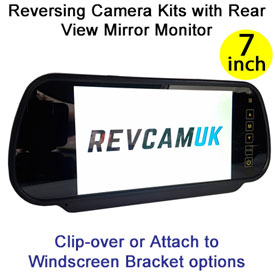 7" Mirror Monitor Reversing Camera Kits - PM30 Series