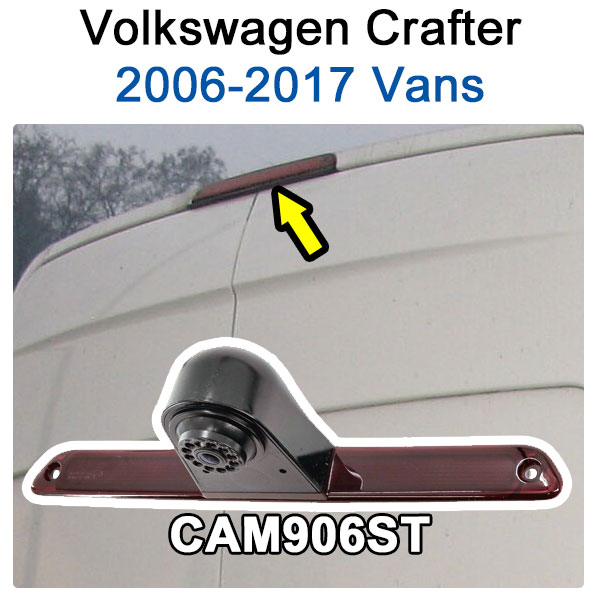 Reversing Camera for Volkswagen Crafter vans built between 2006 and 2017