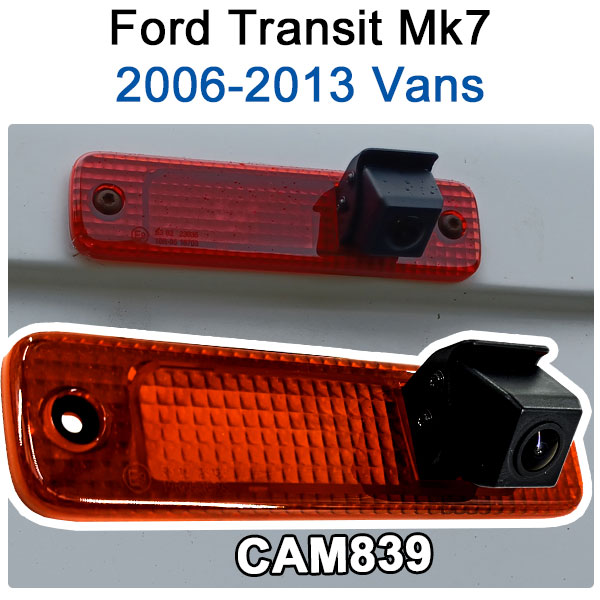 Reversing Camera to fit the mark 7 Ford Transit van brake light