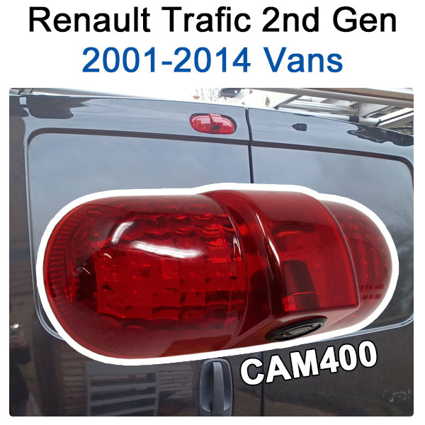 Reversing Camera for Renault Trafic 2001-2014 vans to fit brake light