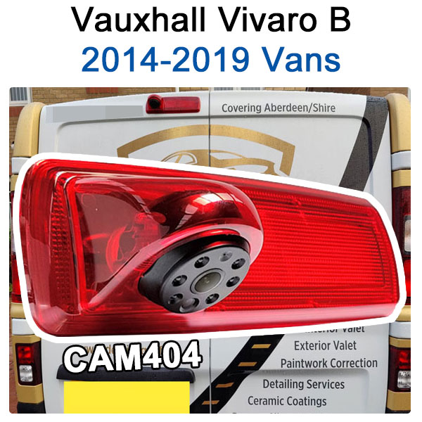 Vauxhall Vivaro Brake Light Reversing Camera for 2014-2019 vans