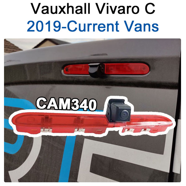 Reversing Camera to fit Vauxhall Vivaro on the 2019+ vans - Brake Light fitment