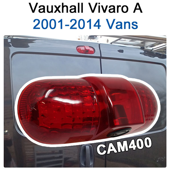 Vauxhall Vivaro Brake Light Reversing Camera for vans built between 2001 and 2014