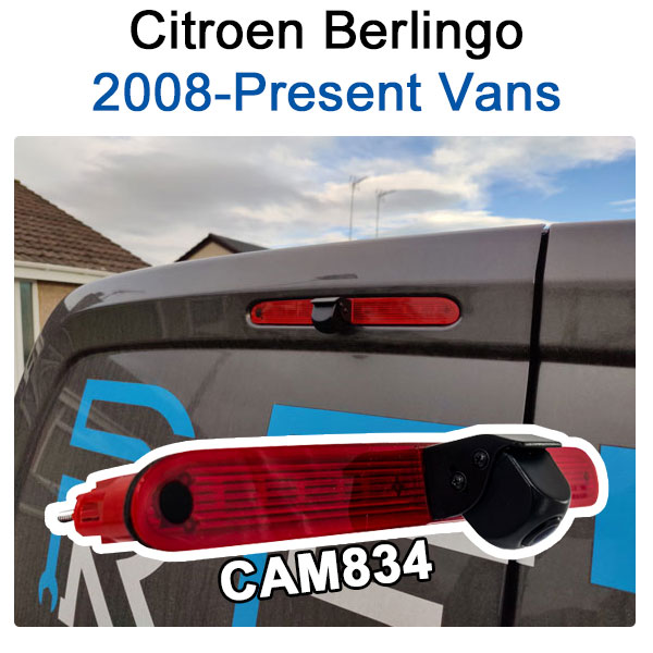 Citroen Berlingo Reversing Camera for van brake light