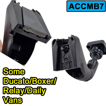 Iveco Daily Windscreen Bracket Mount for Reversing Camera Mirror Monitor