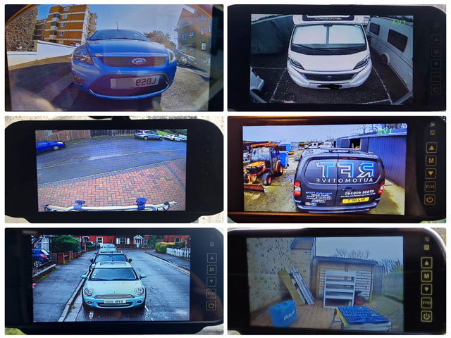 Rear View Mirror Monitor System Photos sent in by customers