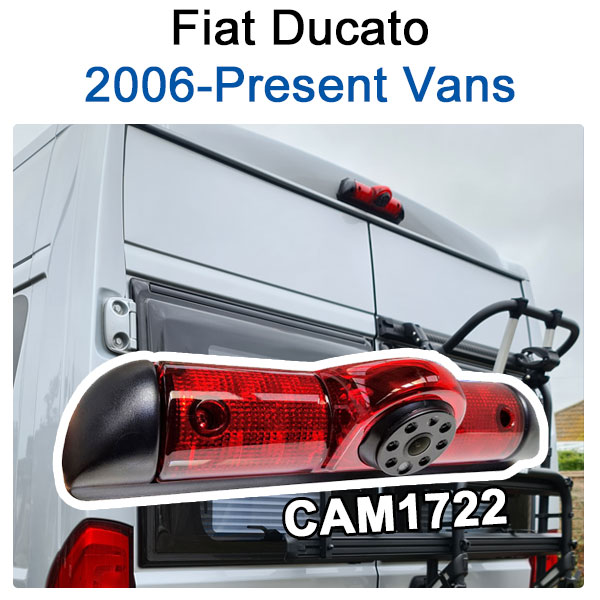 Brake Light Reversing Camera for Fiat Ducato vans built 2006 to present