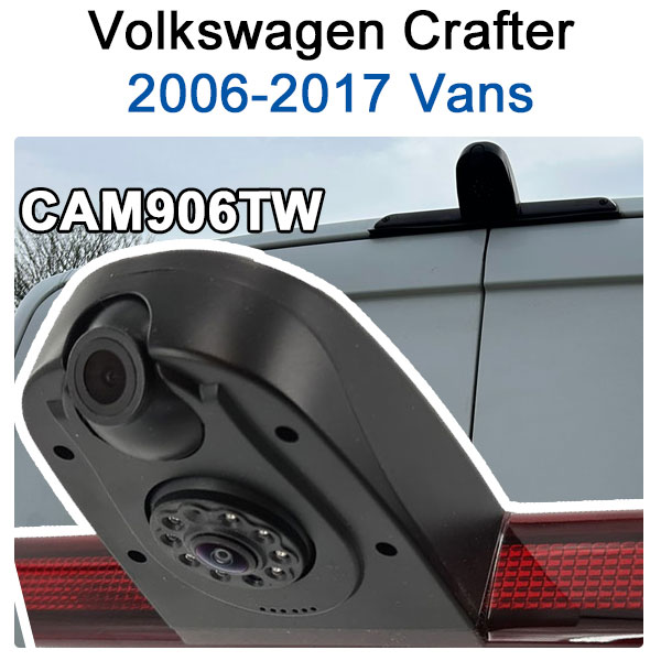 Twin Reversing and Rear View Camera to fit 2006-2017 VW Crafter Vans