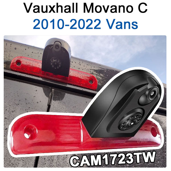 Twin Camera Reversing and Rear View Camera for Vauxhall Movano vans built after 2022+